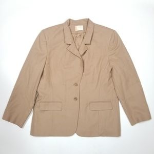 Vintage Pendleton Wool Tan Sport Coat Blazer - Women's Size Medium